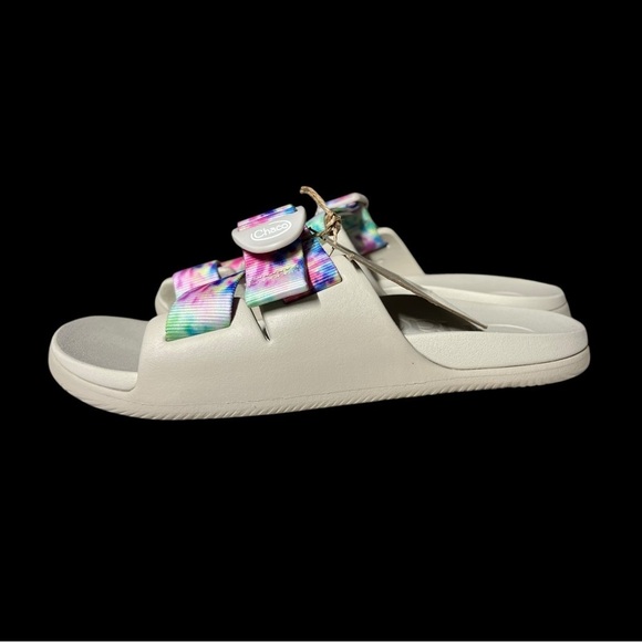 🌻NEW w.tags Chaco Light Tie Dye Chillos Slides - Women's Size 7 - Picture 7 of 12